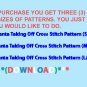 Santa Taking Off Cross Stitch Pattern***L@@K***