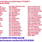Santa Holiday Glow Stocking Cross Stitch Pattern***L@@K***