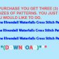 Rivendell Waterfalls Cross Stitch Pattern Needlework***L@@K***