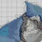 Majestic Blue Jay Flowers Cross Stitch Pattern***LOOK***