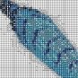 Majestic Blue Jay Flowers Cross Stitch Pattern***LOOK***