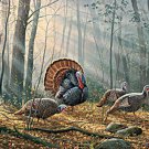 Woodland Wild Turkey Cross Stitch Pattern***L@@K***