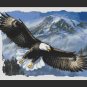 Soaring Eagle Over The Mountains Cross Stitch Pattern Needlework DMC DIY***L@@K***
