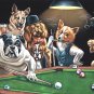 Dogs Playing Pool Cross Stitch Pattern***L@@K***