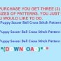 Puppy & Soccer Ball Cross Stitch Pattern***L@@K***