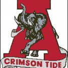 Alabama Crimson Tide FootBall Cross Stitch Pattern***LOOK***