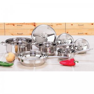 7pc Stainless Steel Cookware Set