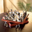 African Animal Chess Set