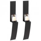 Abstract Candle Sconce Duo