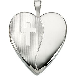 LOCKET WITH CROSS