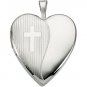 LOCKET WITH CROSS
