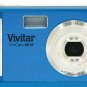 Vivitar 8018 8.1 Megapixel Compact Digital Camera - Blue