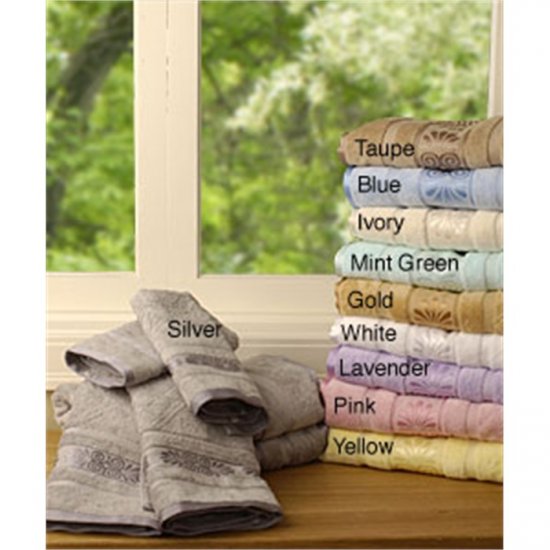 Luxor Treasures Jacquard Egyptian Cotton 12 Piece Towel Set