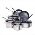 EarthPan Stainless Steel Eco-Friendly 10 Piece Cookware Set