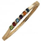 Mother's Birthstone Bangle Bracelet