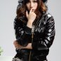 Ruffle Black Water Proof Cotton Short Jacket