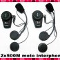 Motorcycle Bluetooth Multi Interphone headsets 2pcs latest design quality