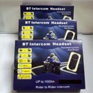 motorcycle bluetooth multi interphone headsets 1000M package.3 complete set new