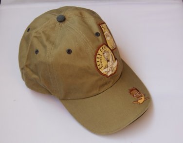 Khaki man's Hats adjustable Baseball Cap children wholesale price 2 pieces