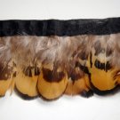 10 yards clothing applique trimming craft Reeves Pheasant feather fringe ribbon