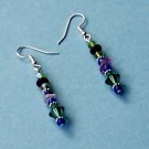 Amethyst and Olivine "Dangle Earrings"