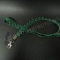 NEW FASHIONABLE SUEDE CHECKERED PATTERN LANYARD - GREEN
