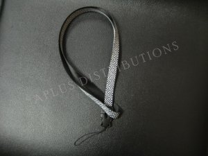 NEW FASHIONABLE MAZE PATTERN LANYARD - BLACK