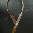 NEW FASHIONABLE MAZE PATTERN LANYARD - BROWN