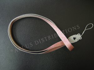 NEW FASHIONABLE MAZE PATTERN LANYARD - RED/GREY