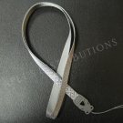 NEW FASHIONABLE MAZE PATTERN LANYARD - WHITE/GREY
