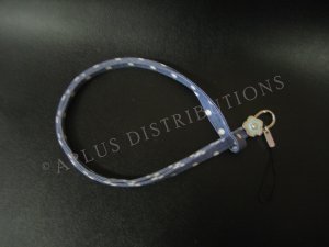 NEW FASHIONABLE &Acirc;&nbsp;JEANS POLK-A-DOT LANYARD - BLUE
