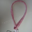 NEW FASHIONABLE  JEANS POLK-A-DOT LANYARD - PINK