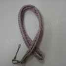 NEW FASHIONABLE NYLON BRAIDED ROPE LANYARD - PINK
