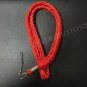 NEW FASHIONABLE NYLON SOLID BRAIDED ROPE LANYARD - RED