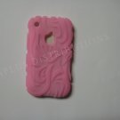 New Pink Tribal Design Silicone Cover For iPhone 3G 3GS - (0049)