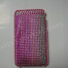 New Pink Shades Of Pink Design Crystal Bling Diamond Case For iPhone 3G 3Gs - (0054)