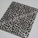 Plastic Hard Back Snap-On Cover for Apple iPad SMALL LEOPARD PATTERN-GRAY