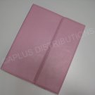 NEW LEATHER NOTEBOOK STYLE FOR APPLE iPAD- PINK