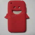 New Red Angel Design Silicone Cover For iPhone 3G 3GS - (0025)