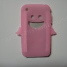 New Light Pink Angel Design Silicone Cover For iPhone 3G 3GS - (0026)