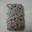 New Multi-Color Multi-Diamonds Bling Diamond Case For Blackberry 8520 - (0014)