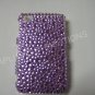 New Purple Multi-Diamonds Bling Diamond Case For Blackberry 8520 - (0019)