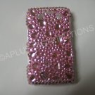 New Hot Pink Multi-Size Diamonds Bling Diamond Case For Blackberry 9700 - (0091)
