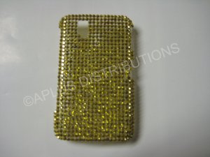 New Gold Solid Bling Diamond Case For Blackberry 9630 - (0080)