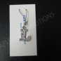 NEW Crystal Cell Phone Charm-  Big Letter “L” Regular