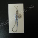 NEW Crystal Cell Phone Charm-  Small Letter “U” Regular