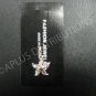 NEW Crystal Cell Phone Charm- Starfish Hot pink