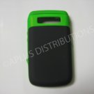 New Green Rubberized Hard Protective Cover For Blackberry 9700 - (0114)
