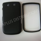 New Black Rubberized Hard Protective Cover For Blackberry 9800 - (0155)
