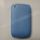 New Sky Blue Lattice Pattern Design Hard Protective Cover For Blackberry 8520 - (0057)